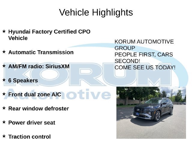 Certified 2025 Hyundai Tucson SEL FWD image 4
