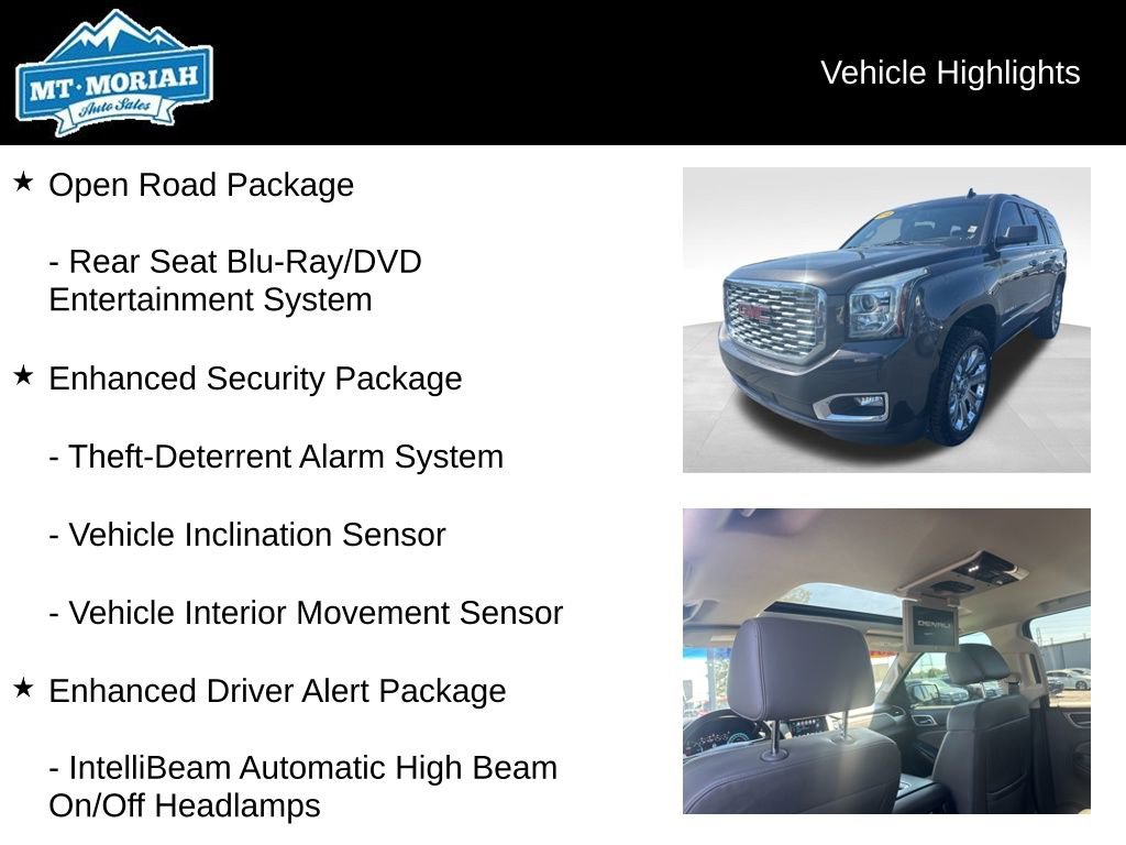Used 2018 GMC Yukon Denali w/ Open Road Package image 16