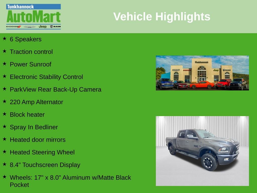 Used 2017 RAM 2500 Power Wagon w/ Leather & Luxury Group image 6