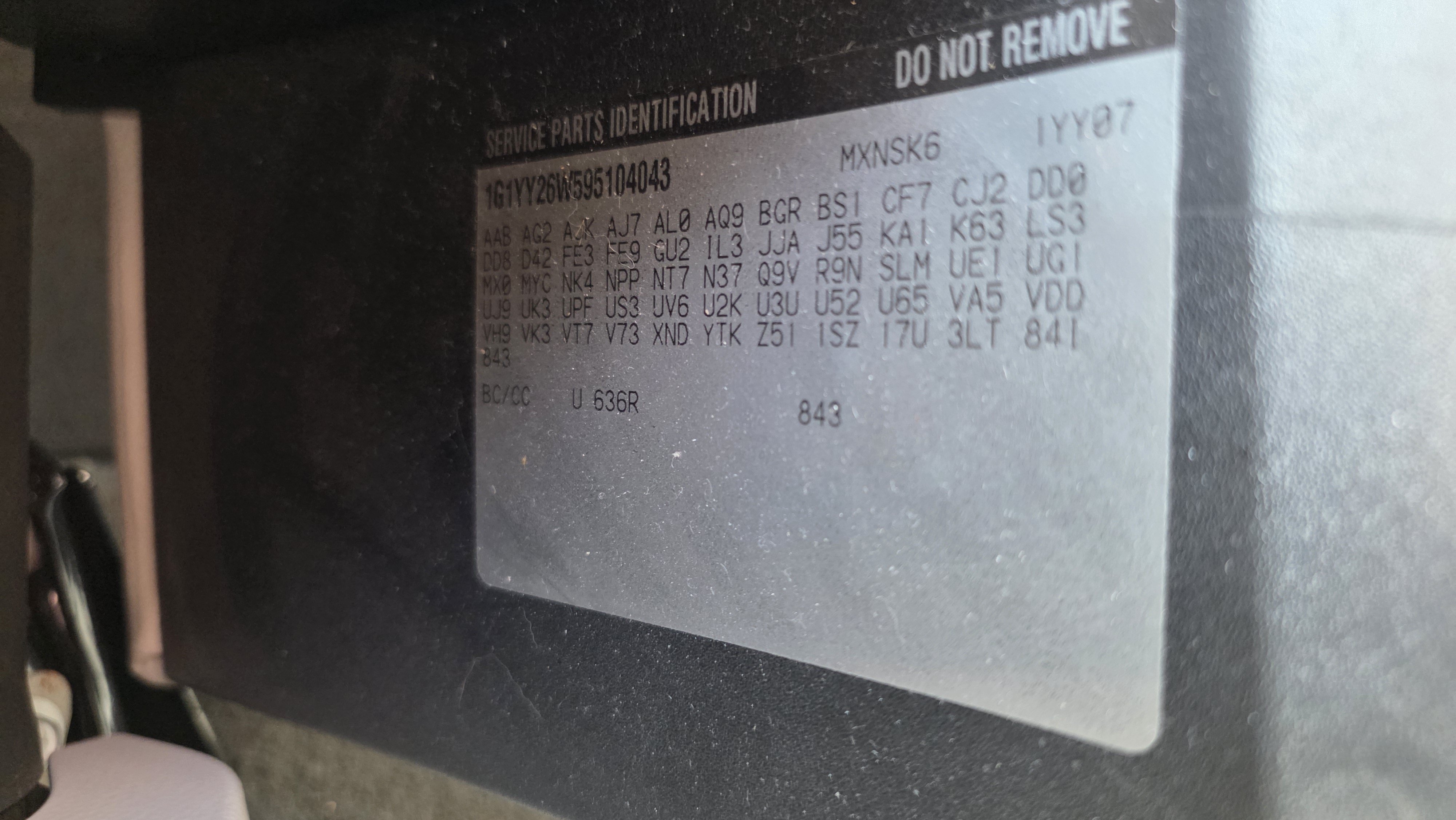 Used 2009 Chevrolet Corvette Coupe w/ Preferred Equipment Group RWD image 44