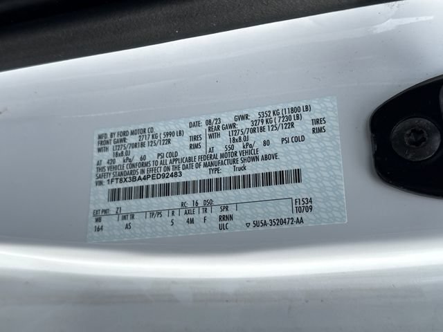 Used 2023 Ford F350 XL w/ Snow Plow Prep Package AWD/4WD image 27