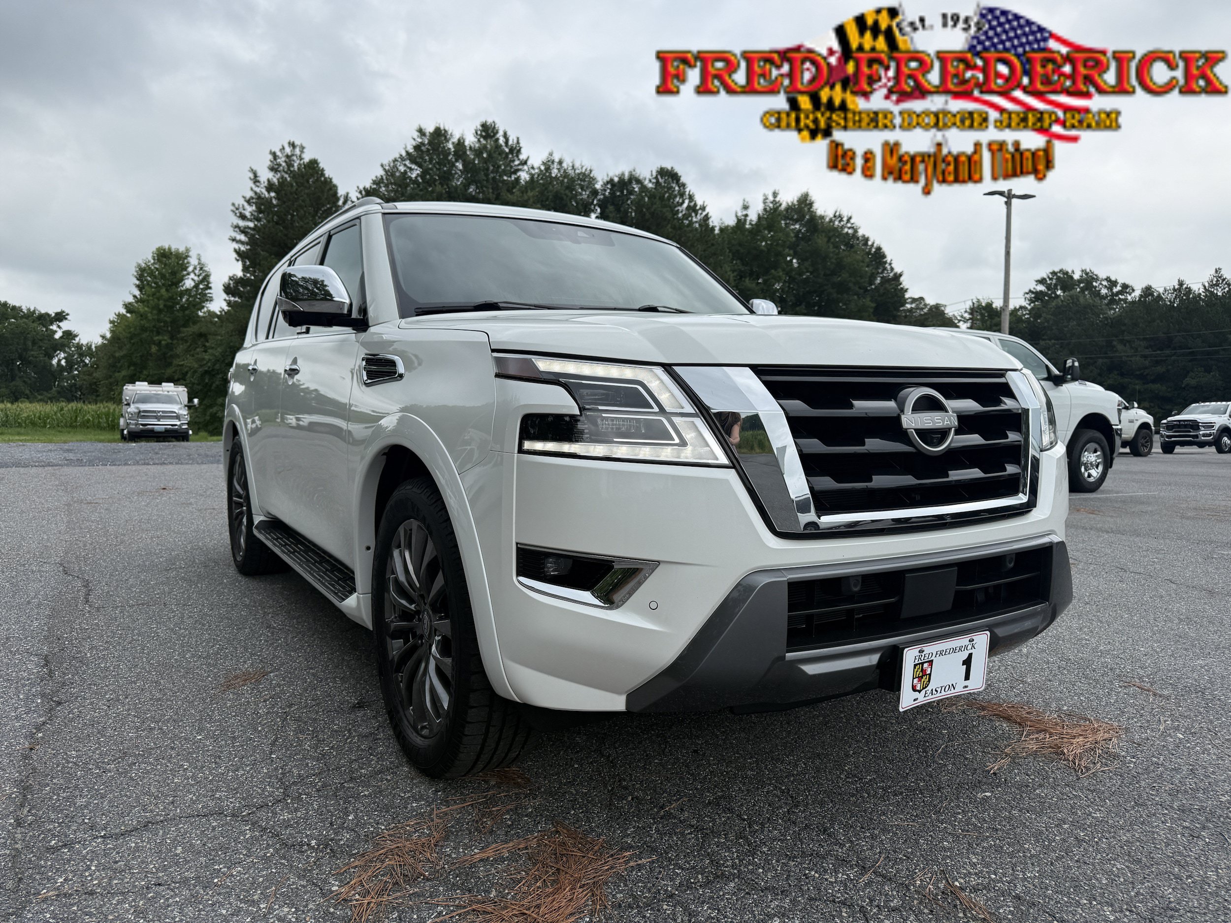 Used 2023 Nissan Armada Platinum w/ Captain's Chairs Package