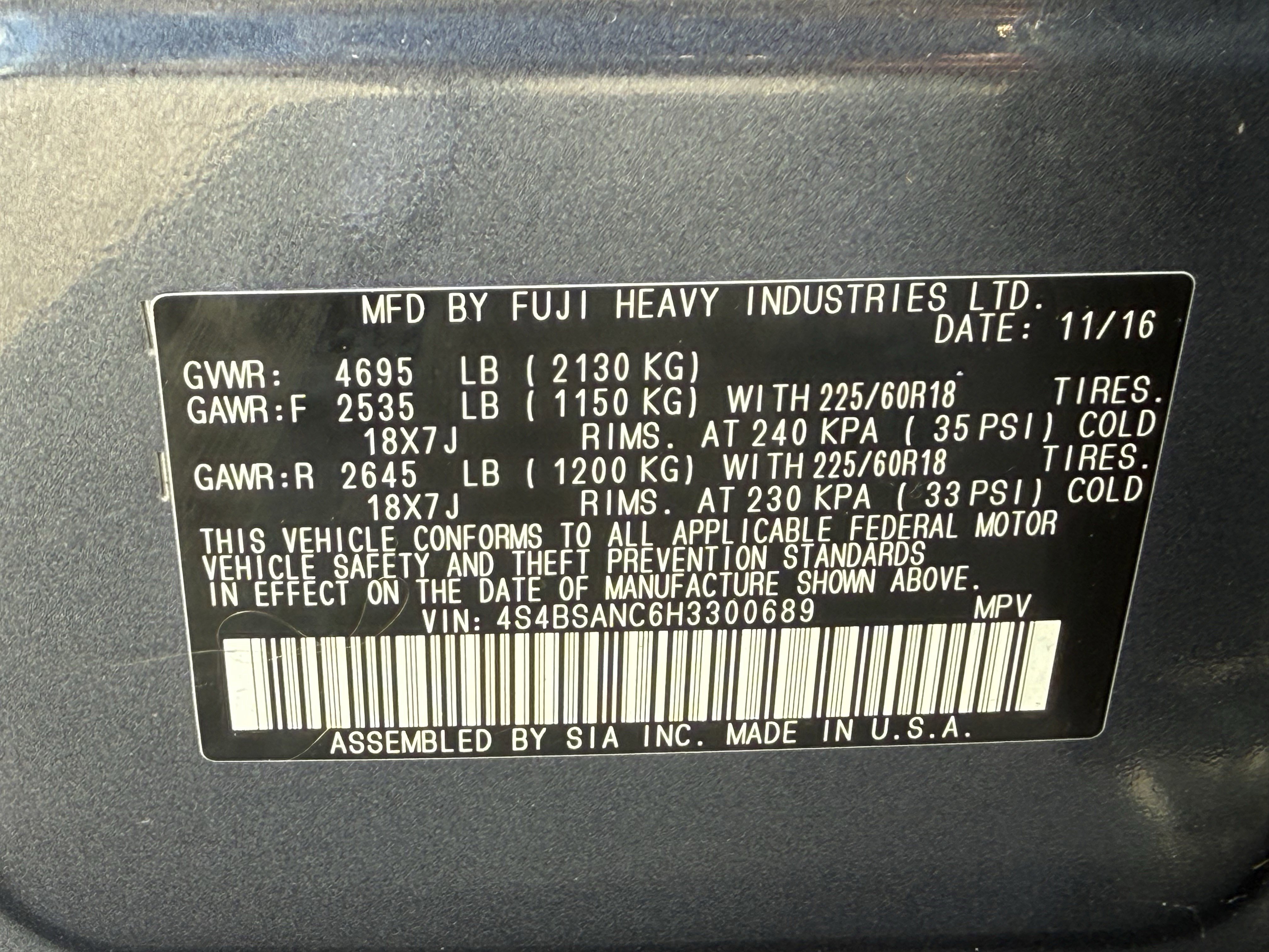 Used 2017 Subaru Outback 2.5i Limited image 35