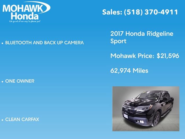 Used 2017 Honda Ridgeline Sport image 7