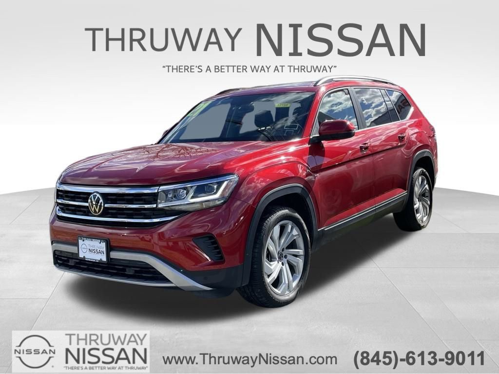 Used 2021 Volkswagen Atlas SE w/ Panoramic Sunroof Package