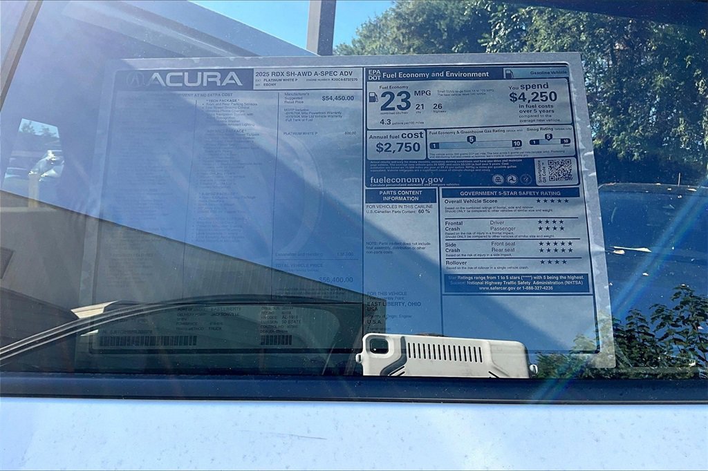 New 2025 Acura RDX AWD w/ A-Spec & Advance Pkg image 25