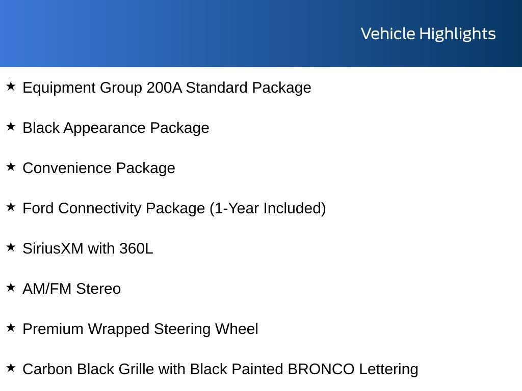 New 2026 Ford Bronco Sport Big Bend w/ Convenience Package AWD/4WD image 3