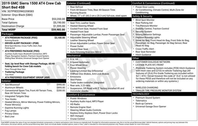 Used 2019 GMC Sierra 1500 AT4 w/ AT4 Premium Package image 24