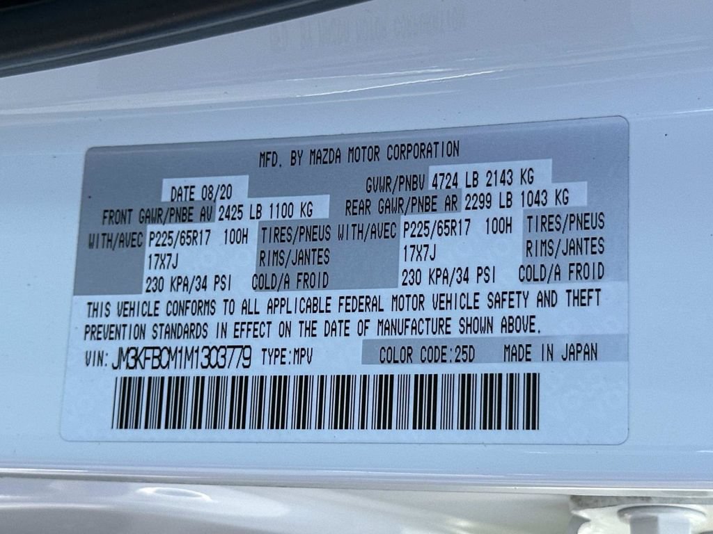 Certified 2021 MAZDA CX-5 Touring AWD/4WD image 33