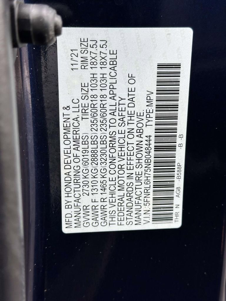Certified 2022 Honda Odyssey EX-L image 33