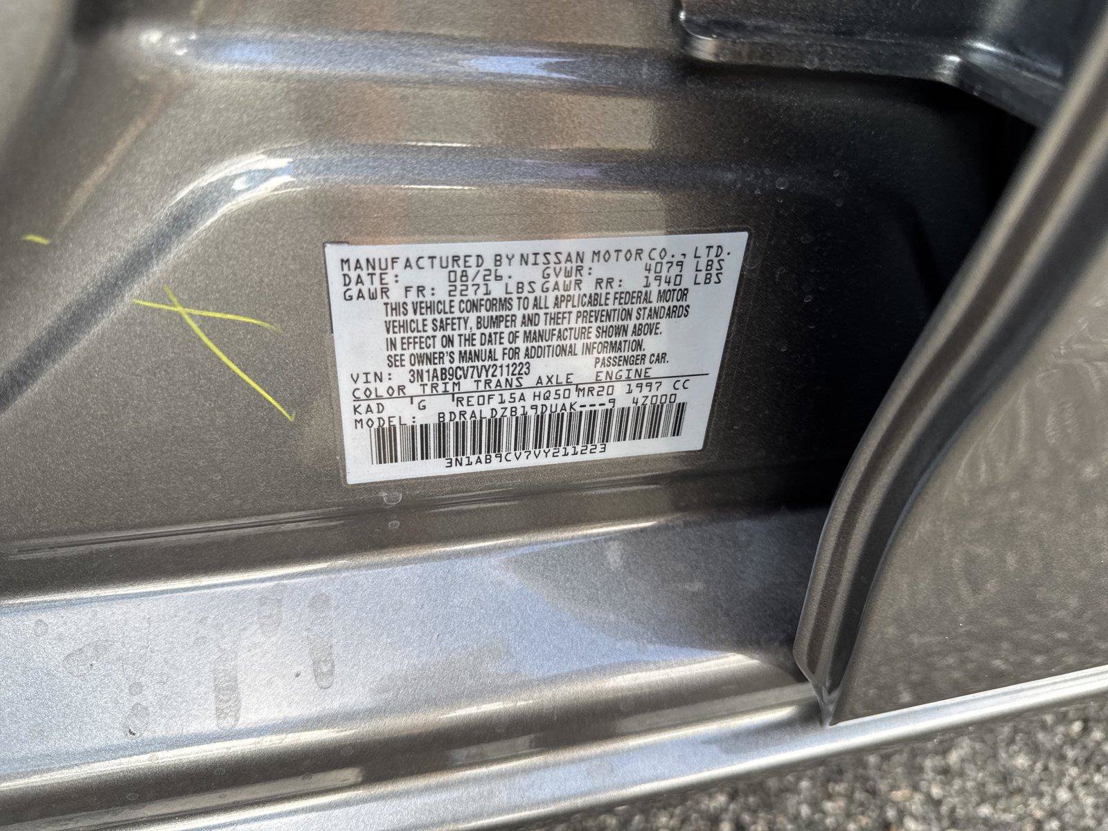 New 2027 Nissan Sentra SV w/ SV Convenience Package FWD image 30