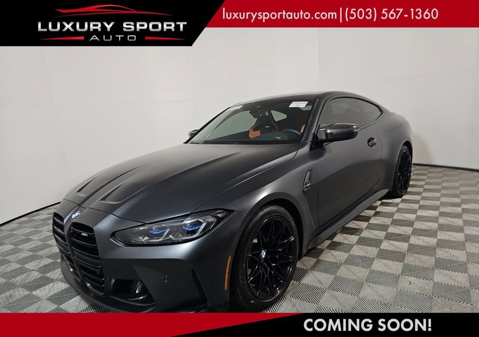 Used 2021 BMW M4 Coupe w/ M Carbon Exterior Package RWD image 1