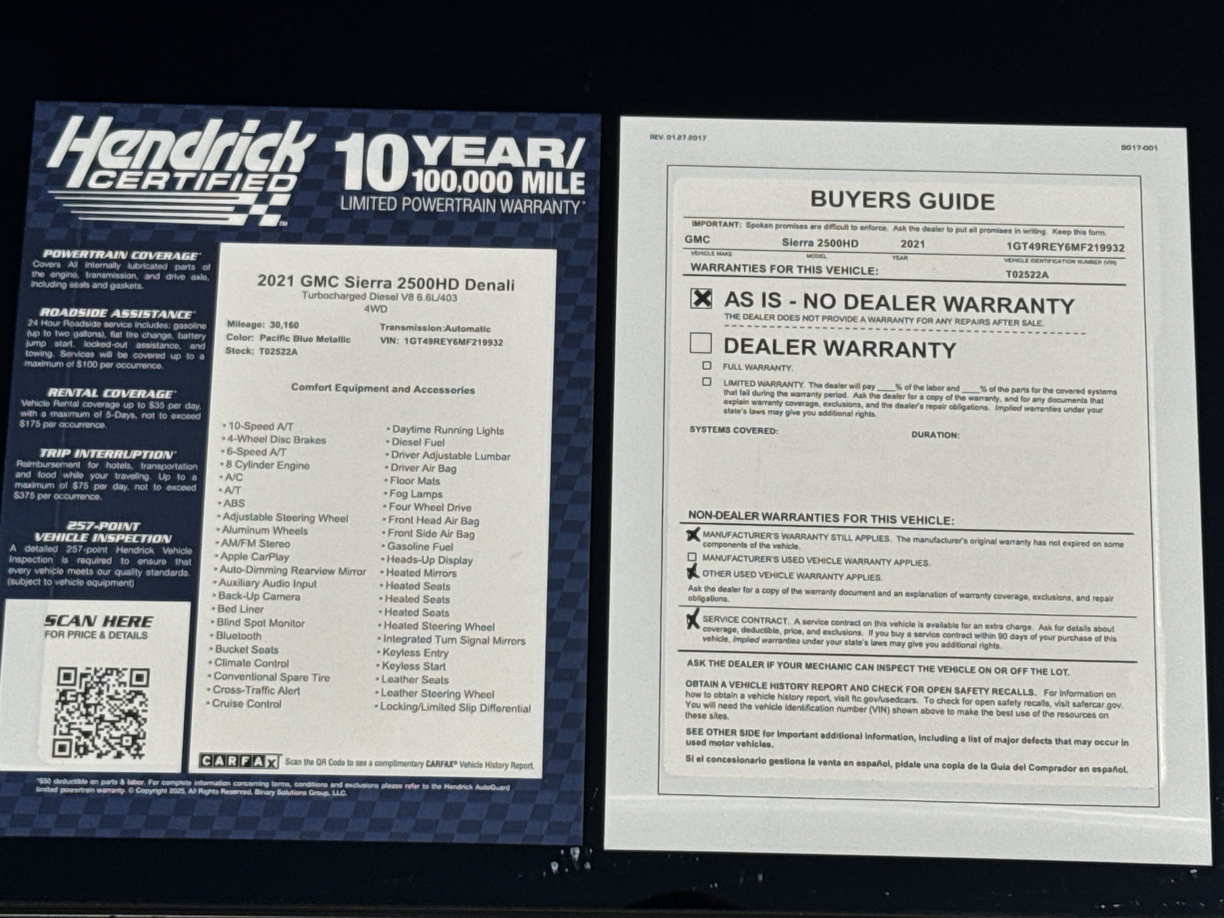 Used 2021 GMC Sierra 2500 Denali w/ Denali Ultimate Package AWD/4WD image 36