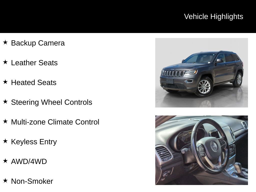 Used 2021 Jeep Grand Cherokee Laredo X image 11
