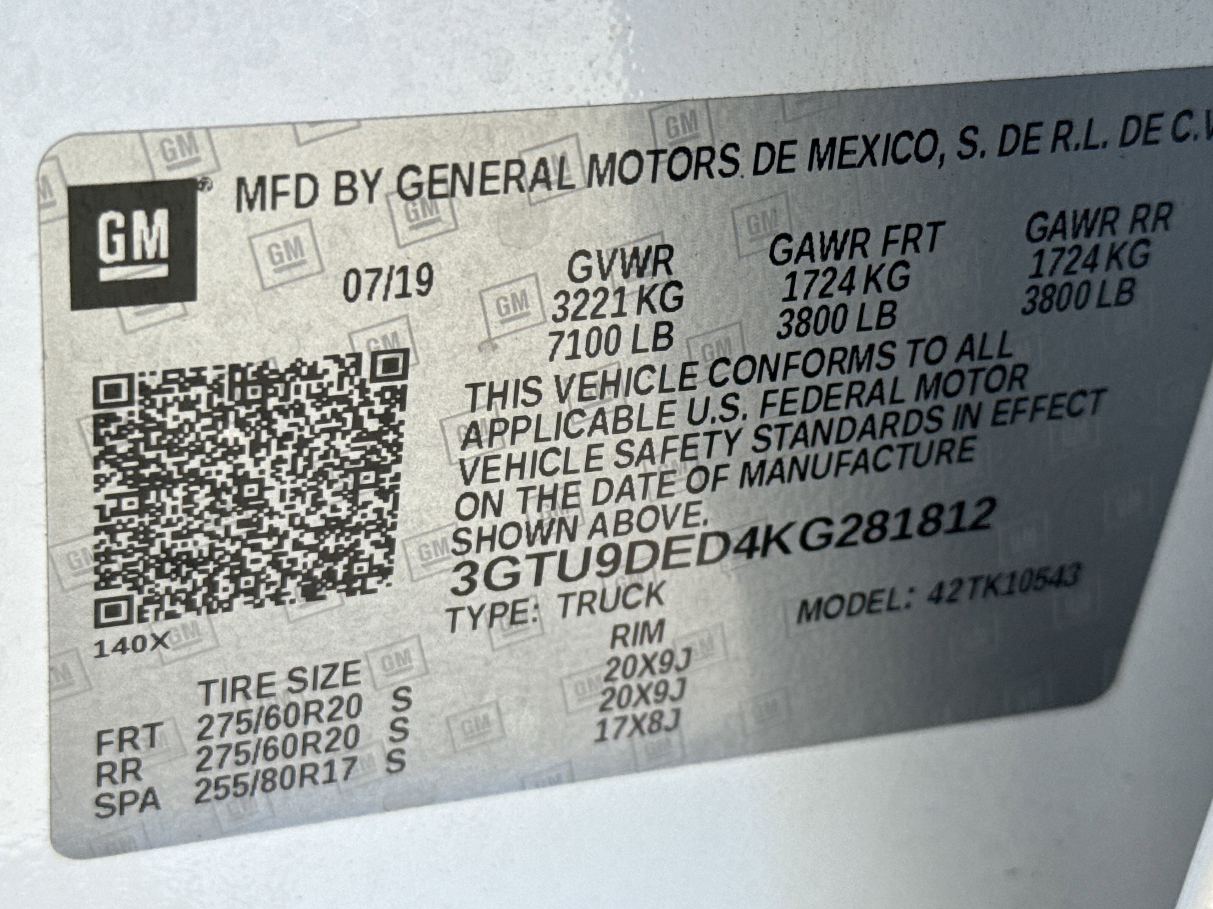 Used 2019 GMC Sierra 1500 SLT w/ SLT Premium Plus Package image 37