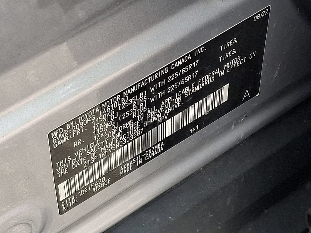 Used 2022 Toyota RAV4 XLE w/ Convenience Package AWD/4WD image 27
