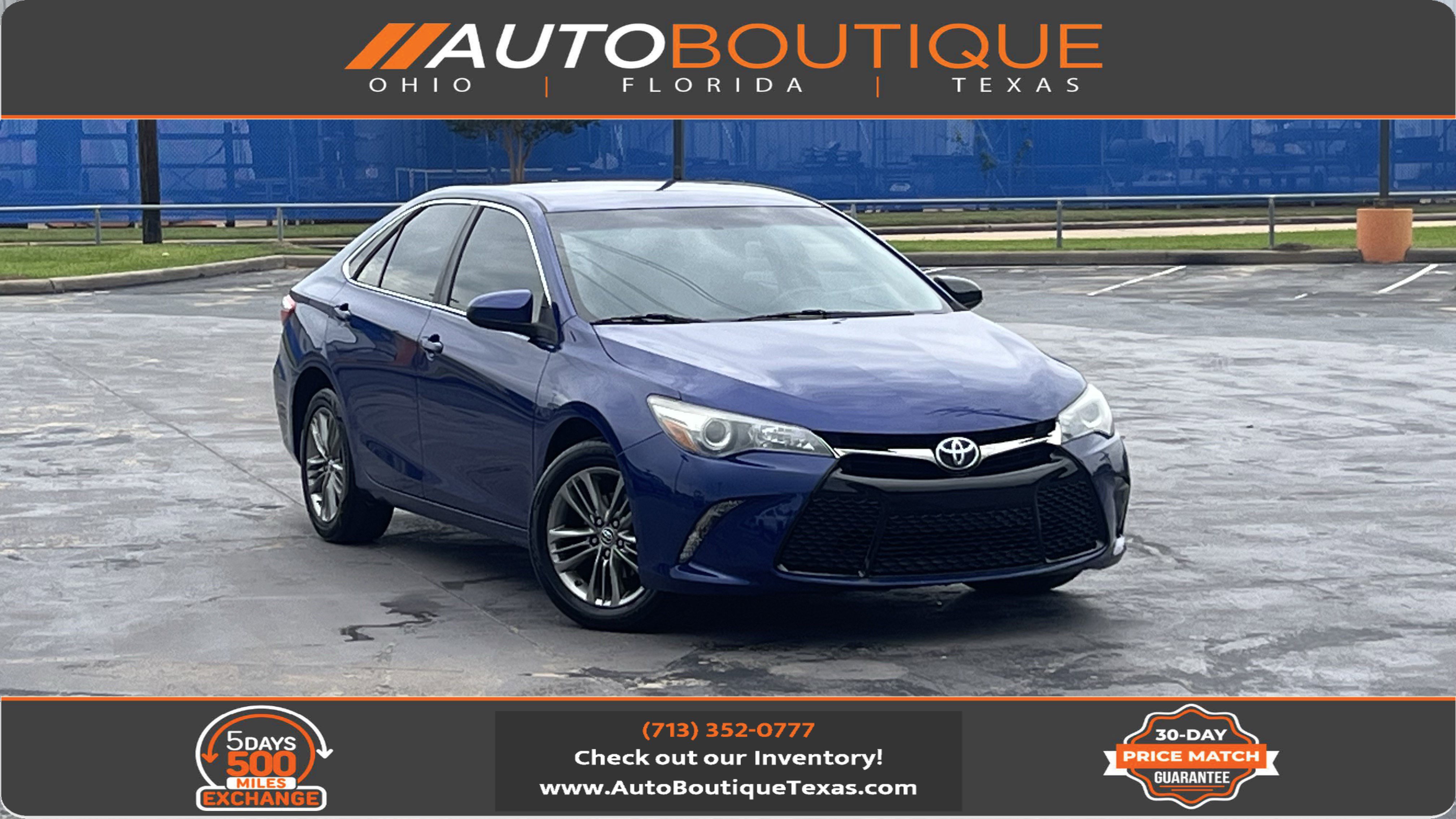 Used 2015 Toyota Camry SE FWD image 1