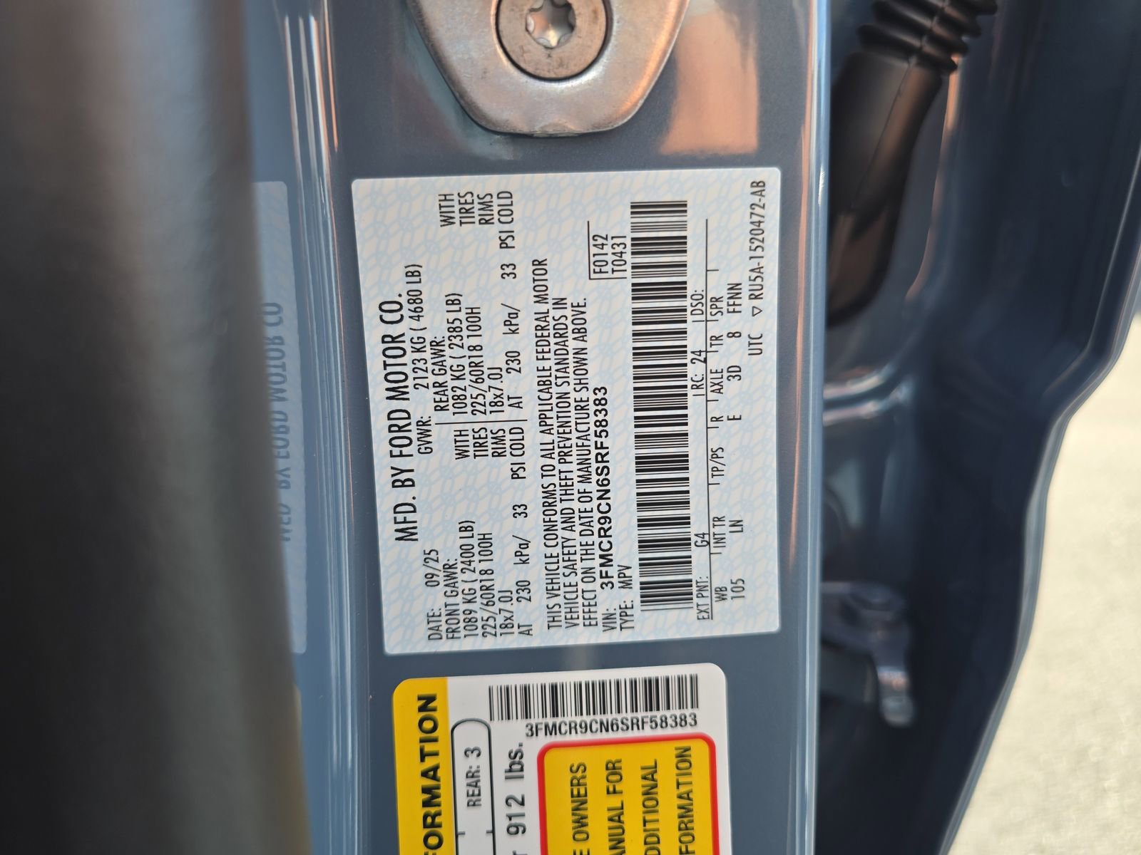 New 2025 Ford Bronco Sport Outer Banks image 28