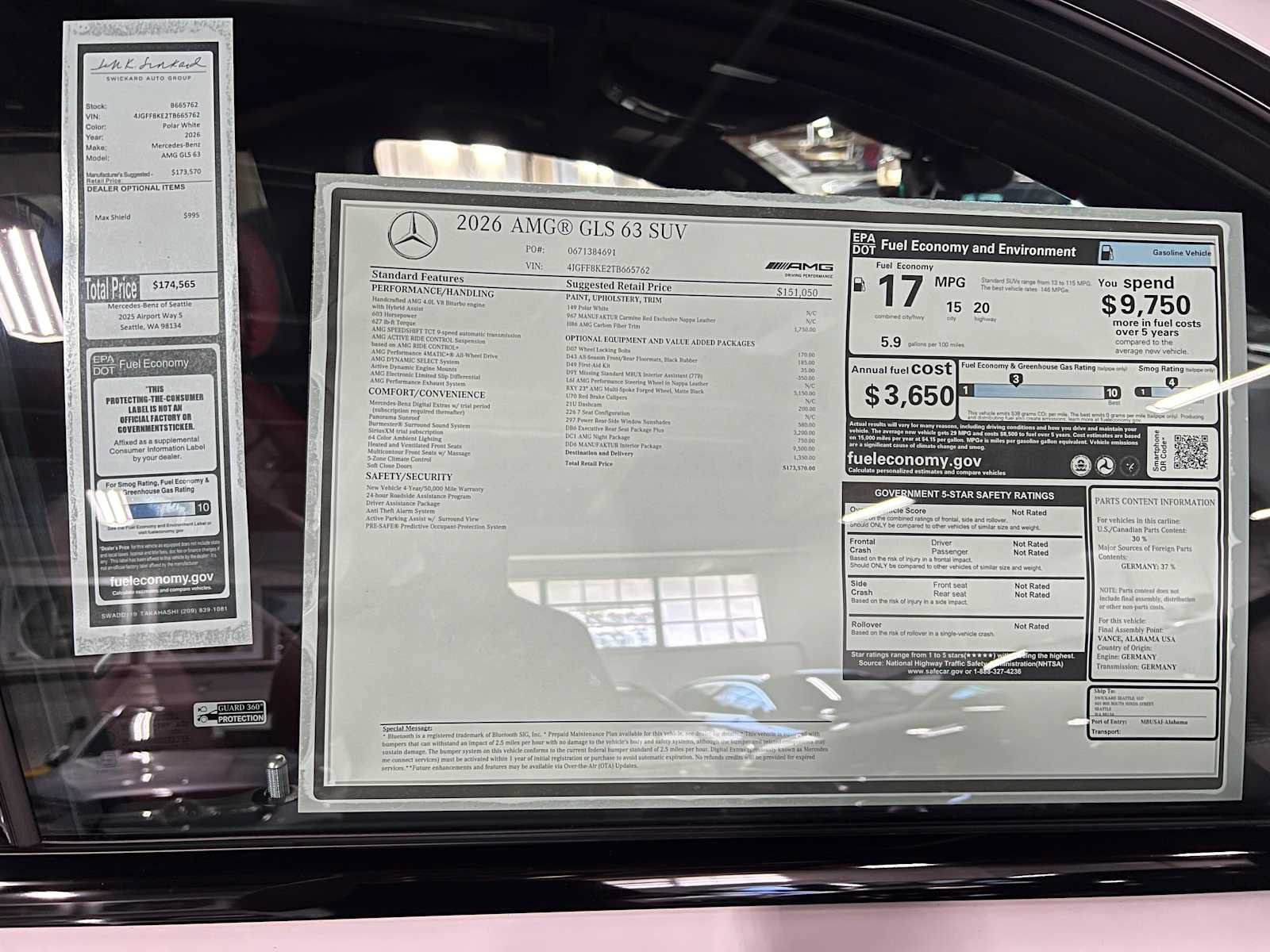 New 2026 Mercedes-Benz GLS 63 AMG 4MATIC image 48