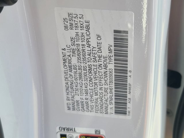 New 2026 Honda Odyssey EX-L image 30