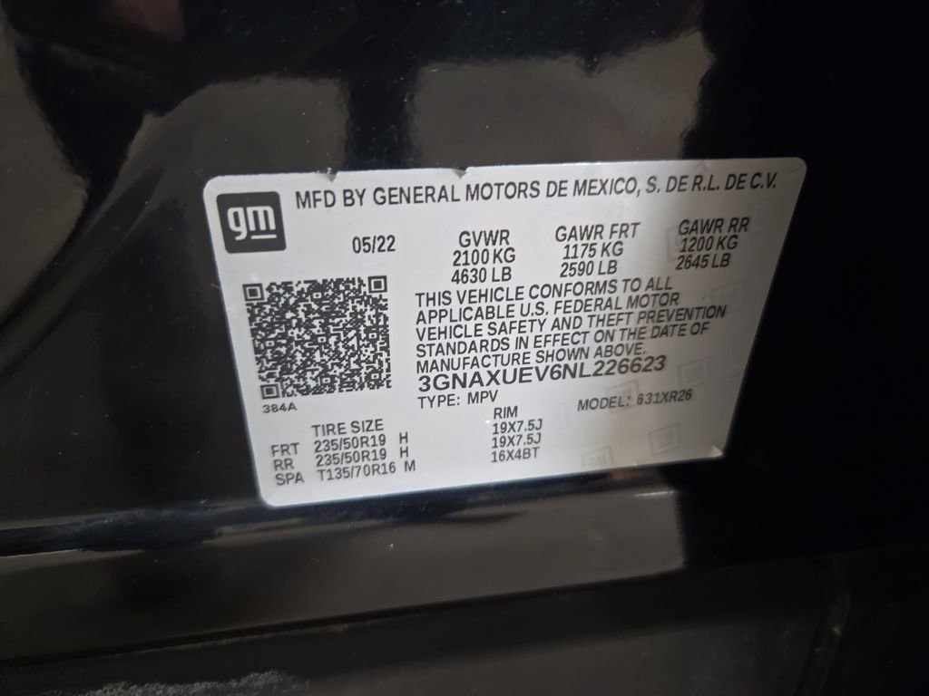 Used 2022 Chevrolet Equinox LT AWD/4WD image 35