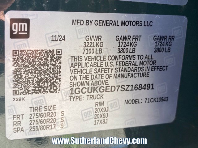 Used 2025 Chevrolet Silverado 1500 LTZ AWD/4WD image 53