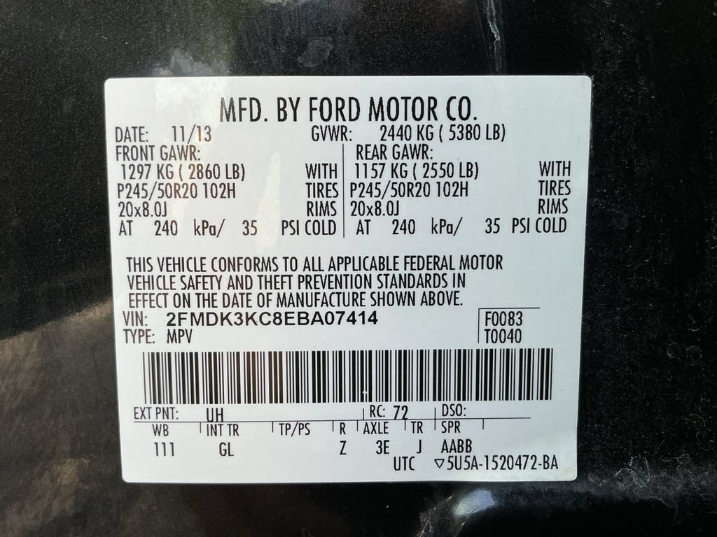 Used 2014 Ford Edge Limited w/ Equipment Group 302A FWD image 25