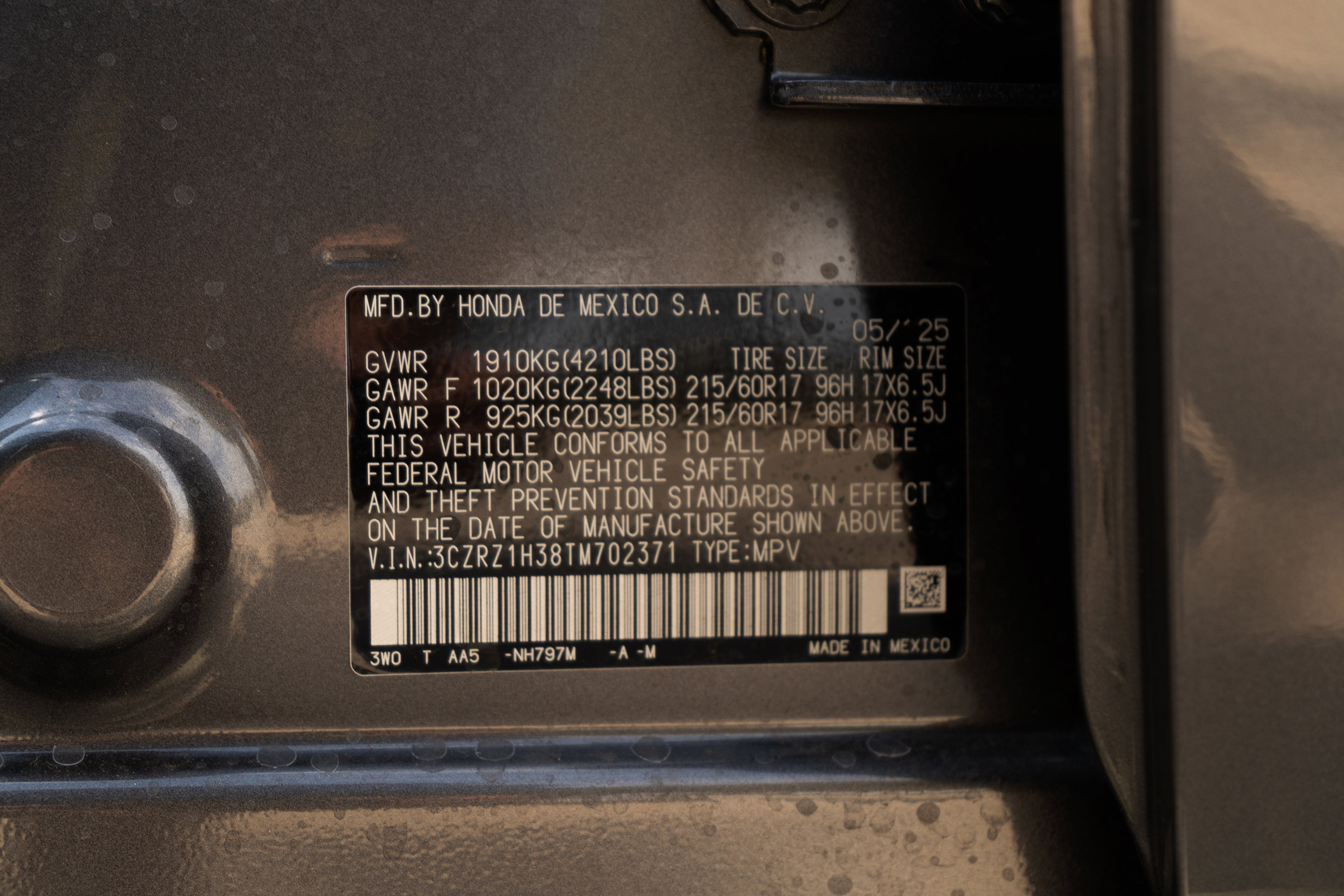 Certified 2026 Honda HR-V LX image 46