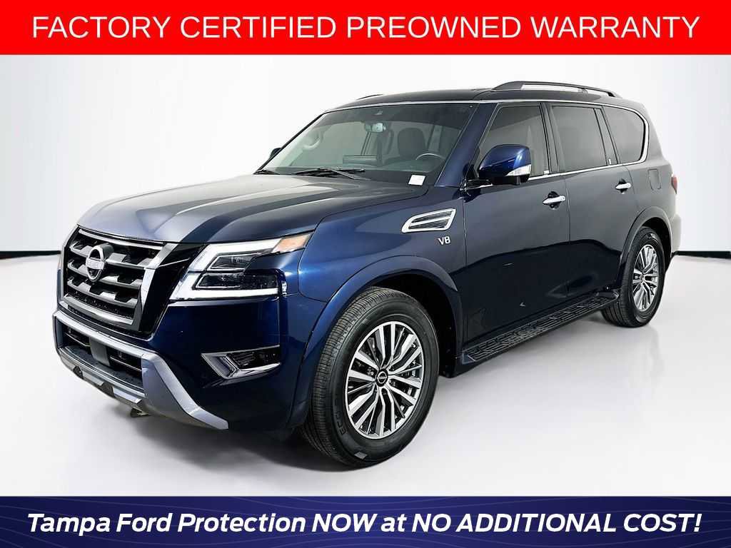 Used 2021 Nissan Armada SL w/ Captain's Chairs Package