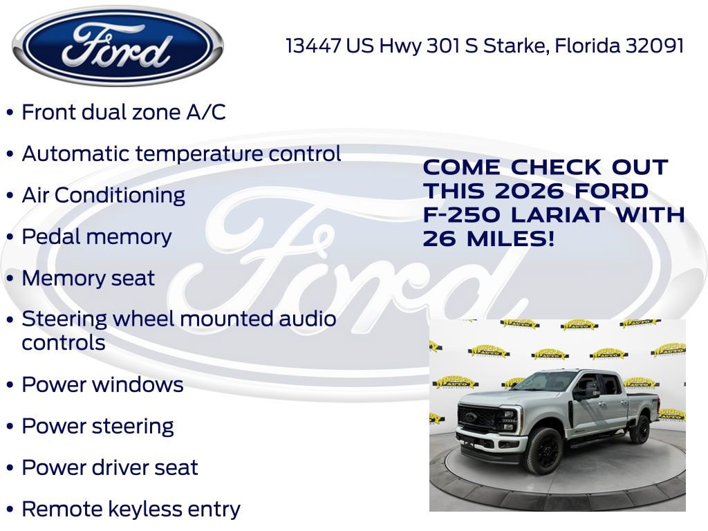 New 2026 Ford F250 Lariat image 30