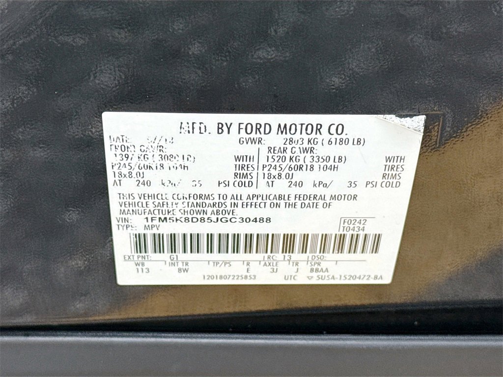 Used 2018 Ford Explorer XLT image 32