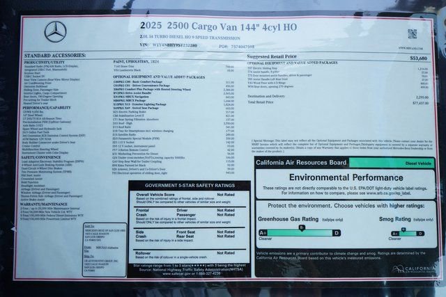 New 2025 Mercedes-Benz Sprinter 2500 image 27