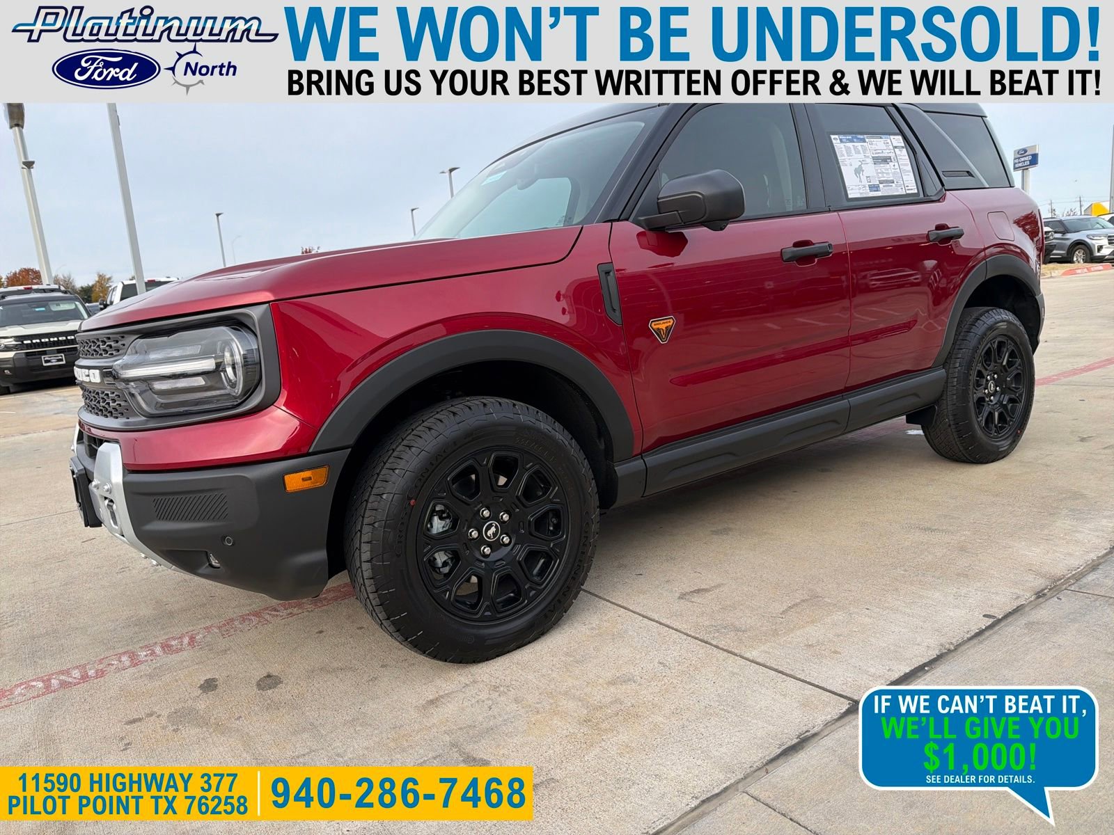 New 2025 Ford Bronco Sport Badlands w/ Badlands Tech Package