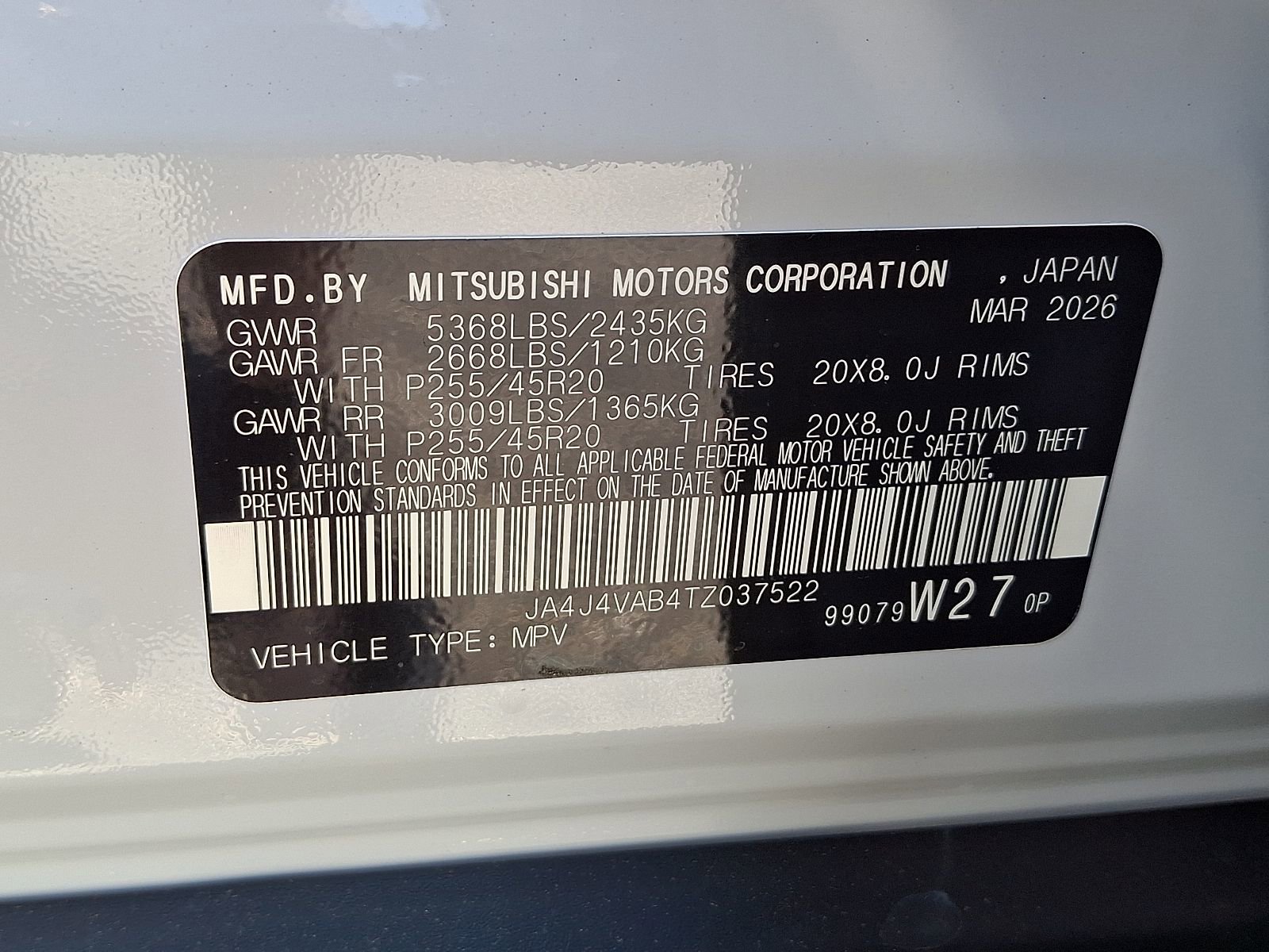 New 2026 Mitsubishi Outlander LE AWD/4WD image 21