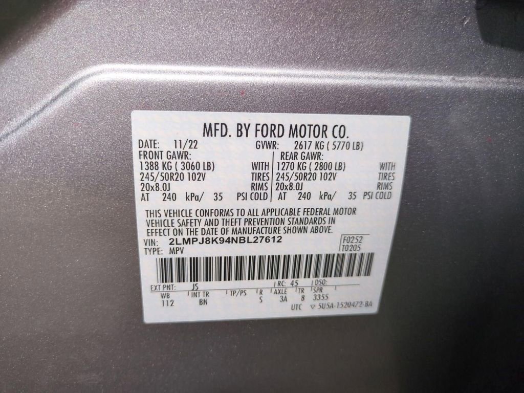 Certified 2022 Lincoln Nautilus Reserve image 35