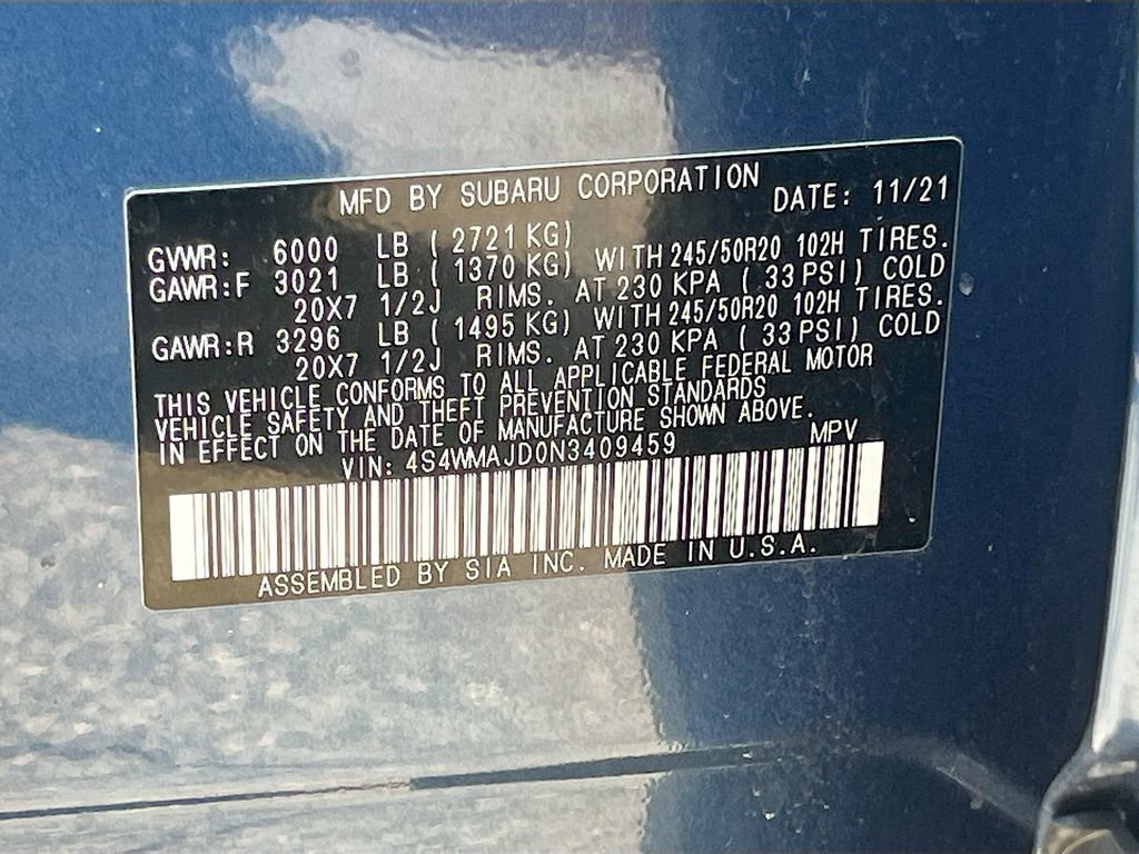 Used 2022 Subaru Ascent Onyx Edition image 34