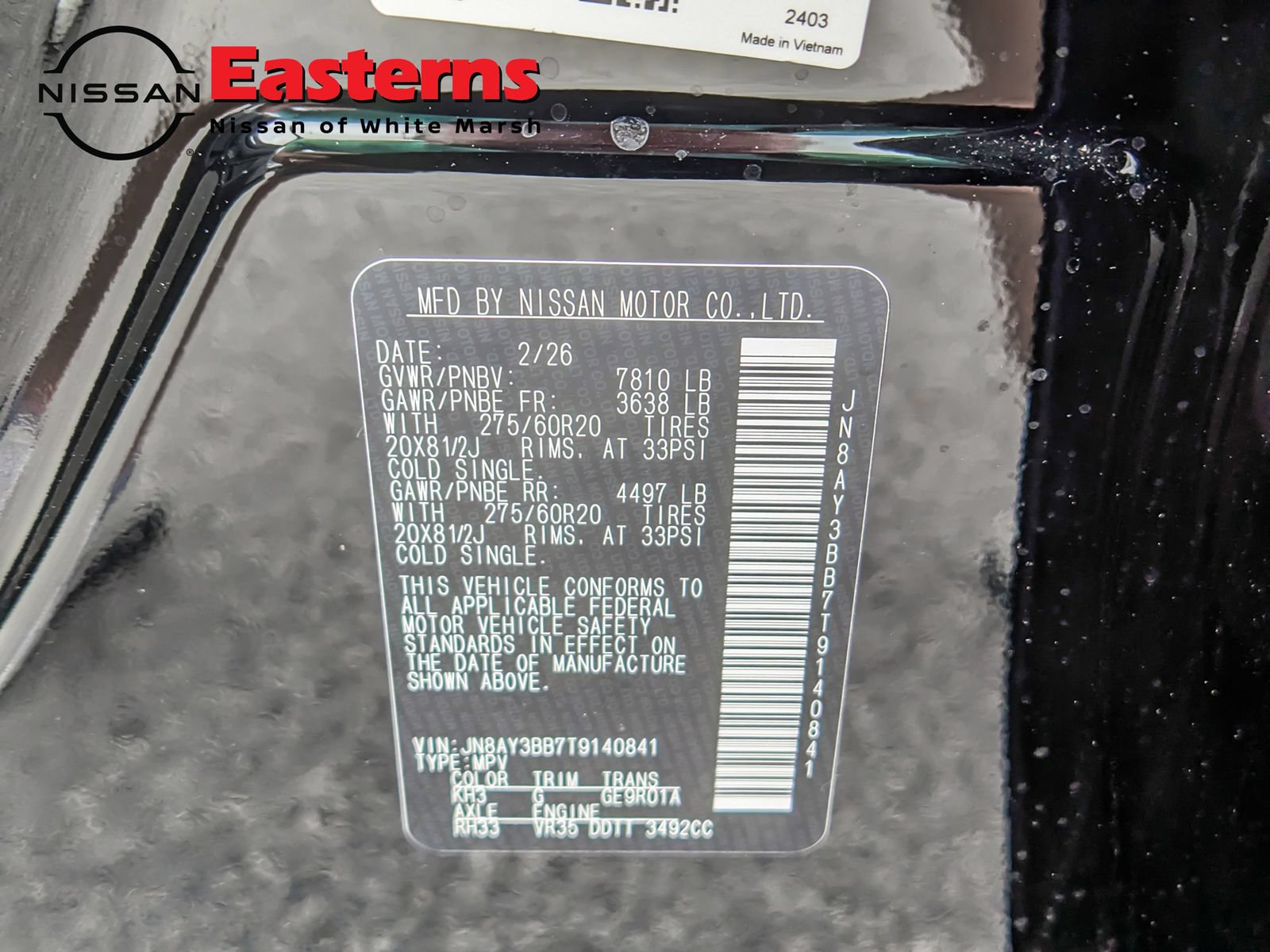 New 2026 Nissan Armada SL w/ Captain's Chari Seat Package AWD/4WD image 31