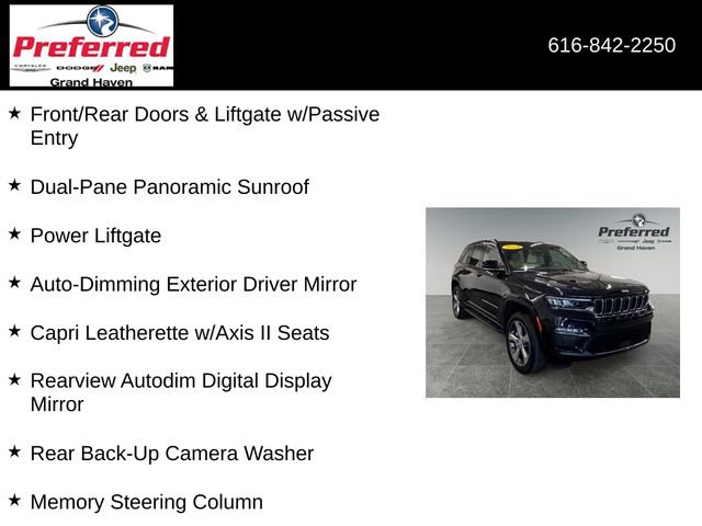Used 2024 Jeep Grand Cherokee Limited w/ Luxury Tech Group II AWD/4WD image 24