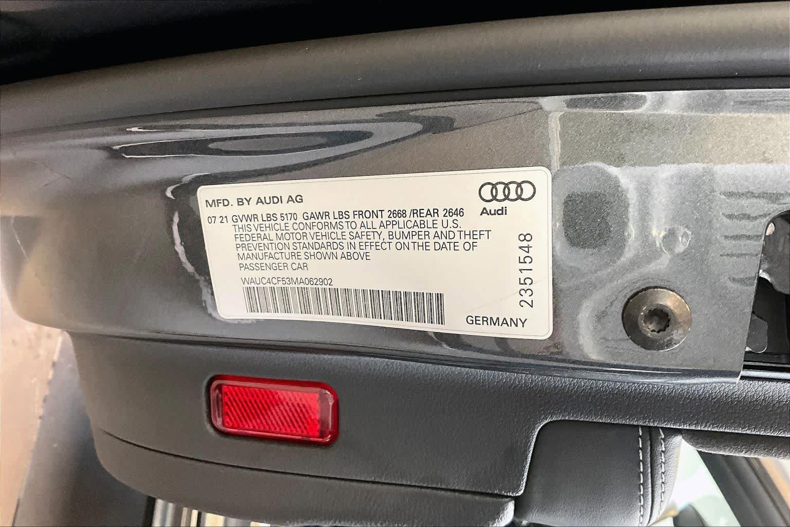Used 2021 Audi S5 Premium Plus w/ Premium Plus Package AWD/4WD image 33