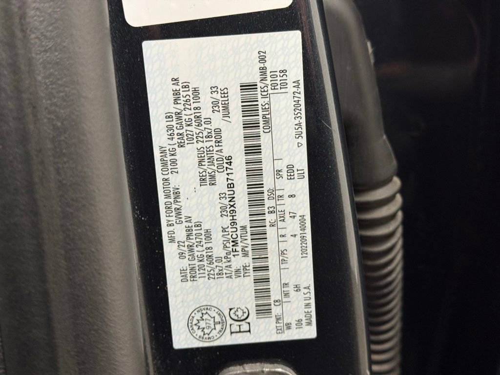 Used 2022 Ford Escape SEL w/ Equipment Group 302A image 39