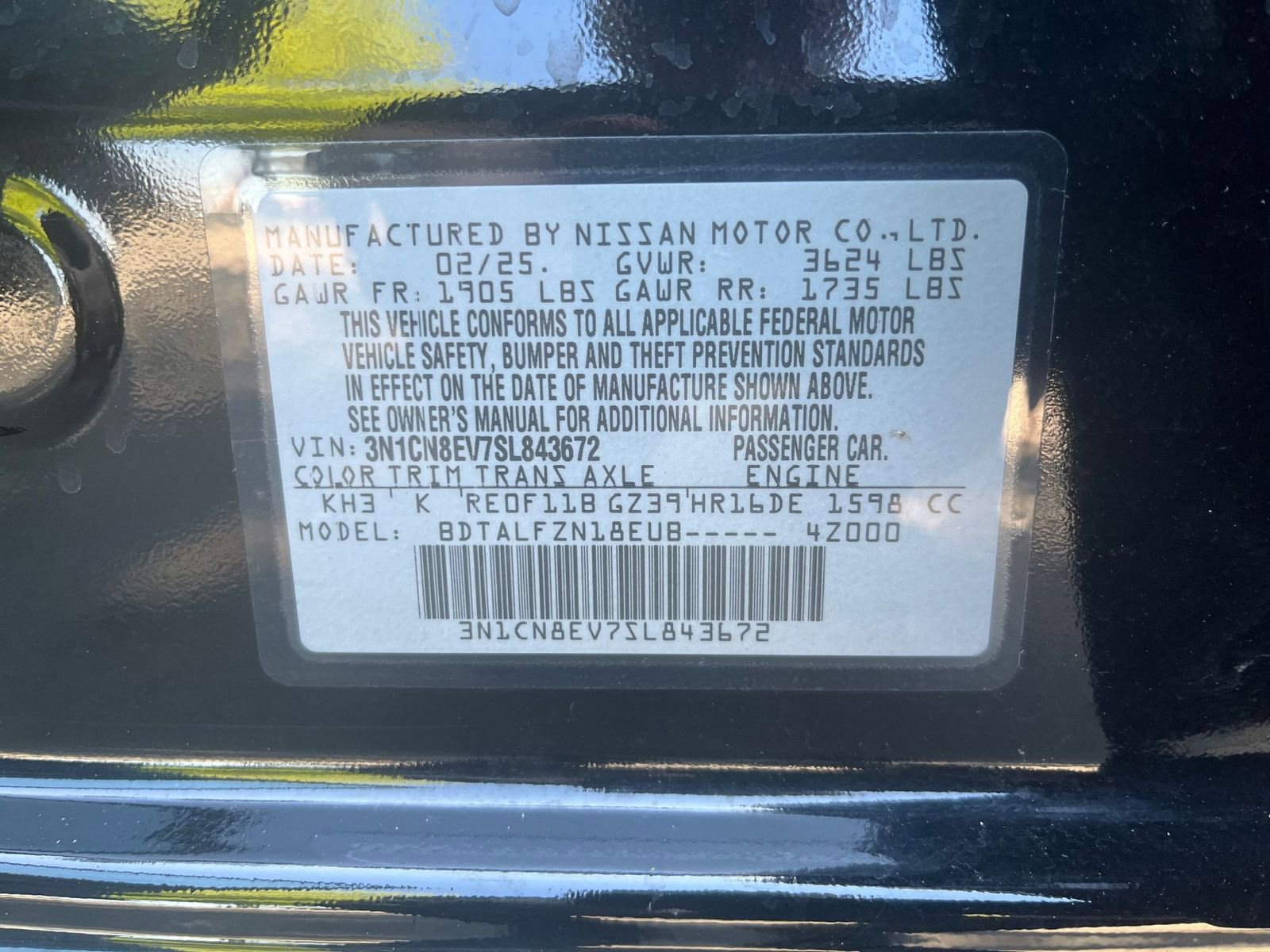 Used 2025 Nissan Versa SV FWD image 28