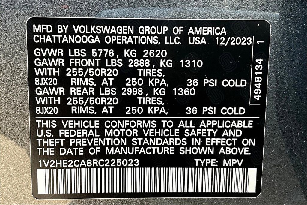 Used 2024 Volkswagen Atlas Cross Sport SE image 40