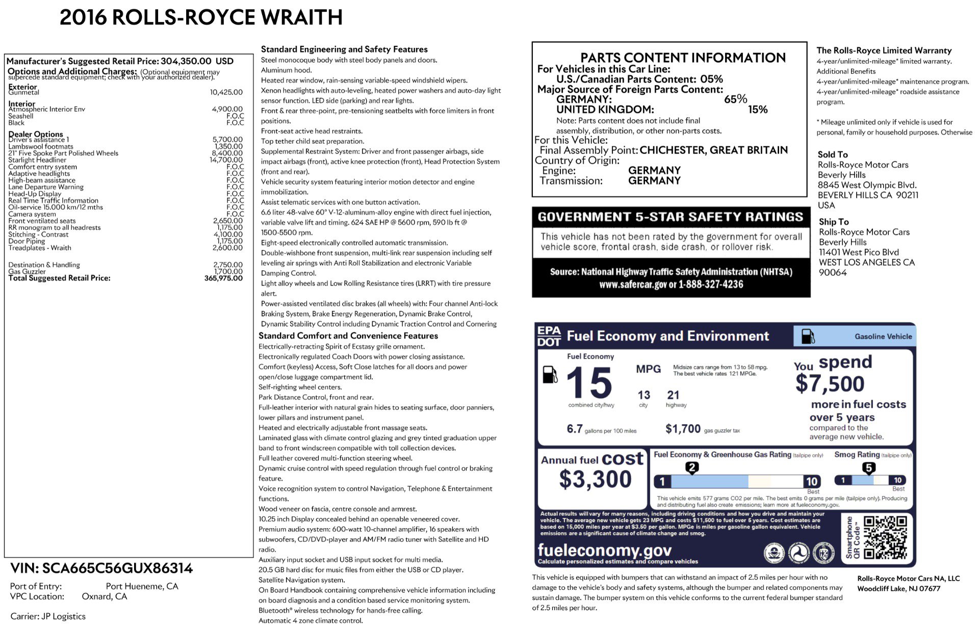 Used 2016 Rolls-Royce Wraith image 6