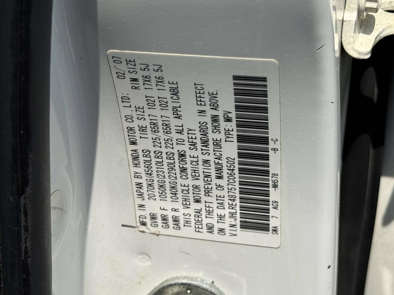 Used 2007 Honda CR-V EX-L image 9