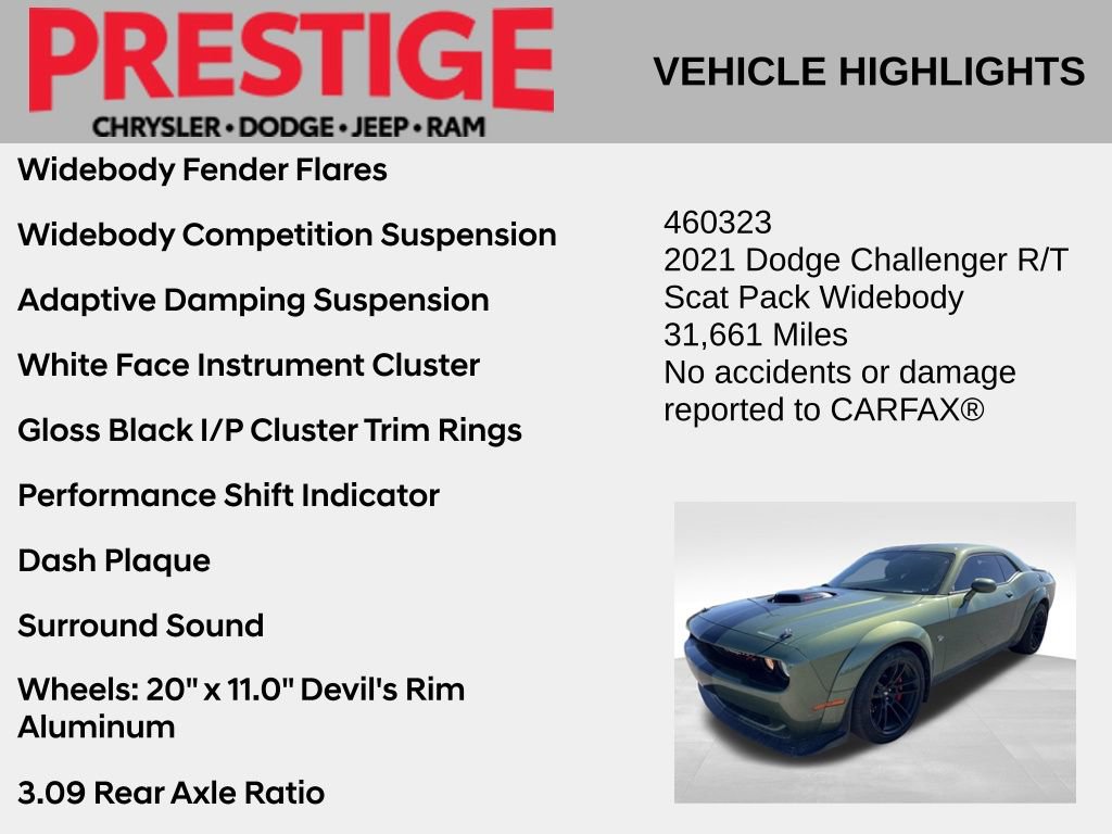 Used 2021 Dodge Challenger R/T Scat Pack RWD image 6