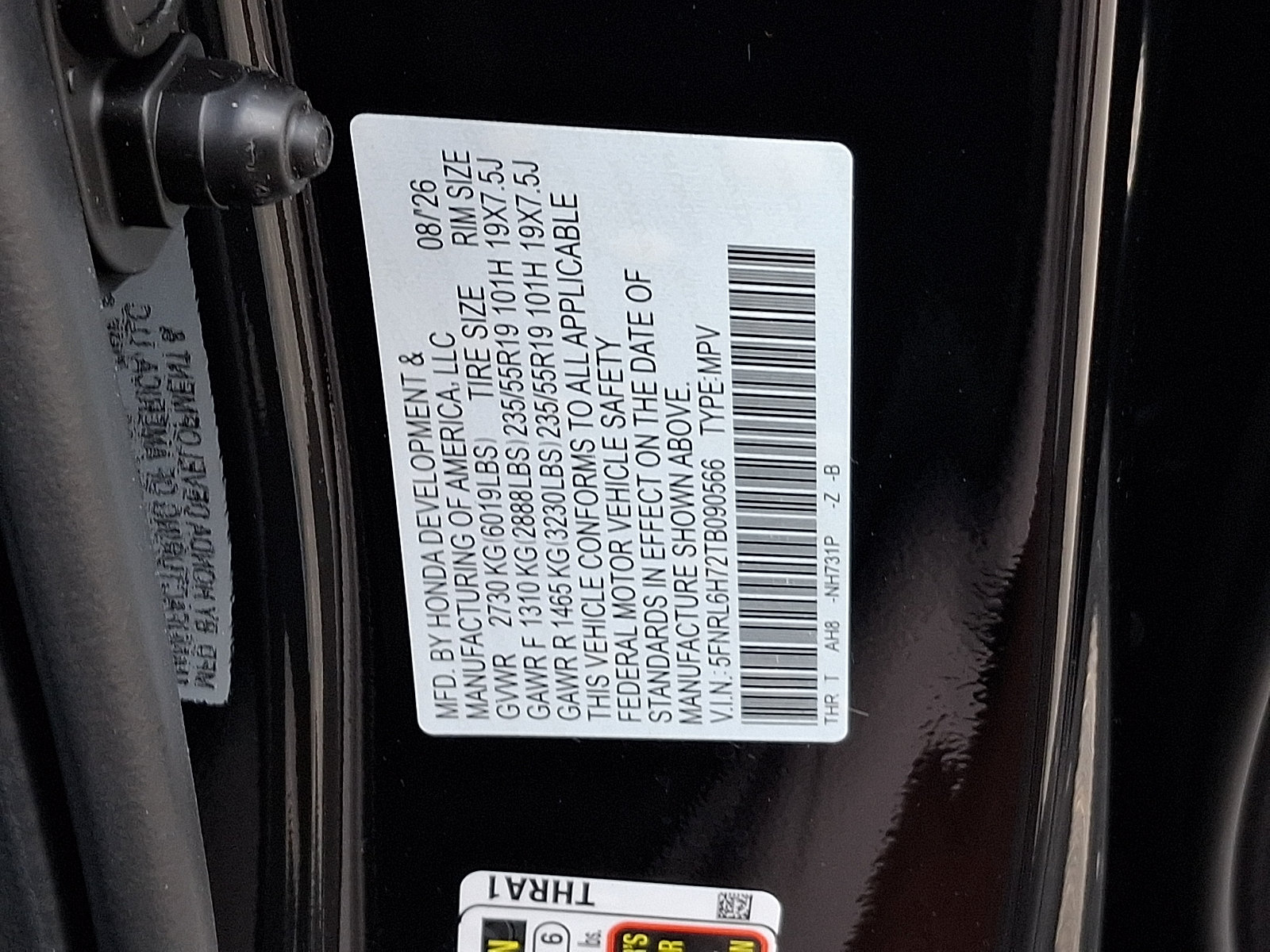New 2026 Honda Odyssey Sport-L image 10