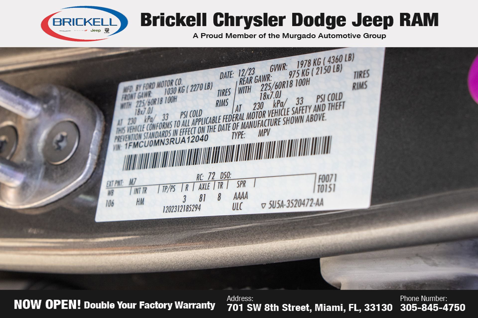 Used 2024 Ford Escape ST-Line FWD image 31