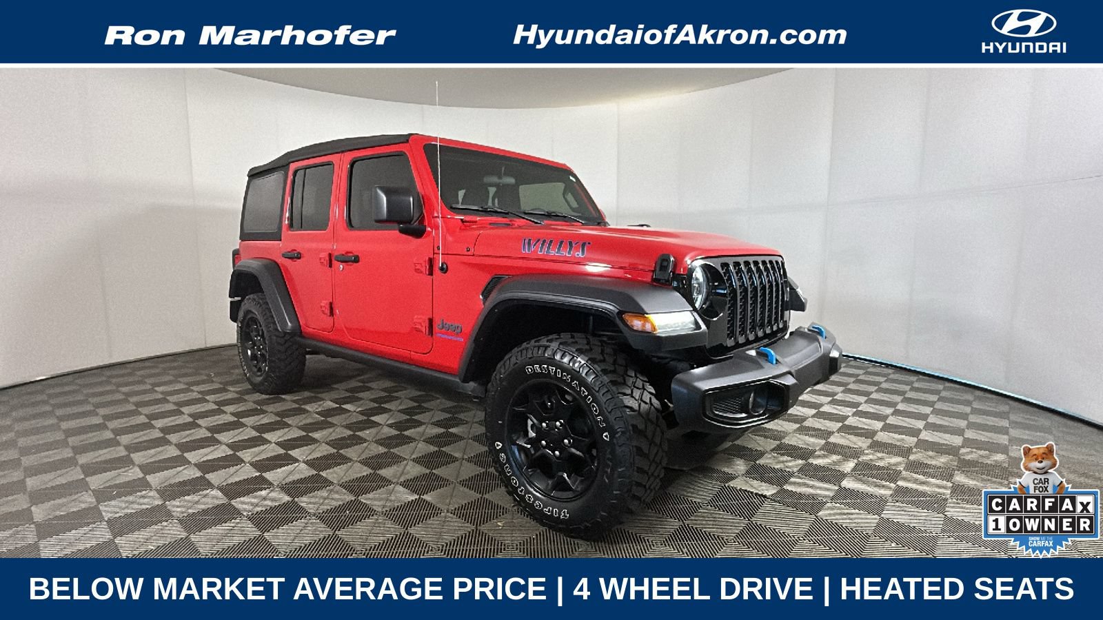 Used 2023 Jeep Wrangler Unlimited w/ Cold Weather Group