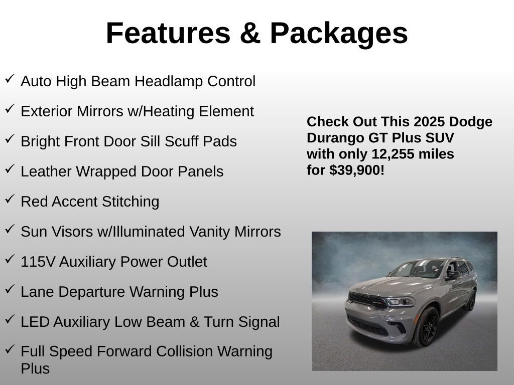 Used 2025 Dodge Durango GT AWD/4WD image 13