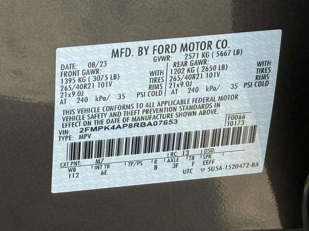 Used 2024 Ford Edge ST w/ Equipment Group 401A image 30